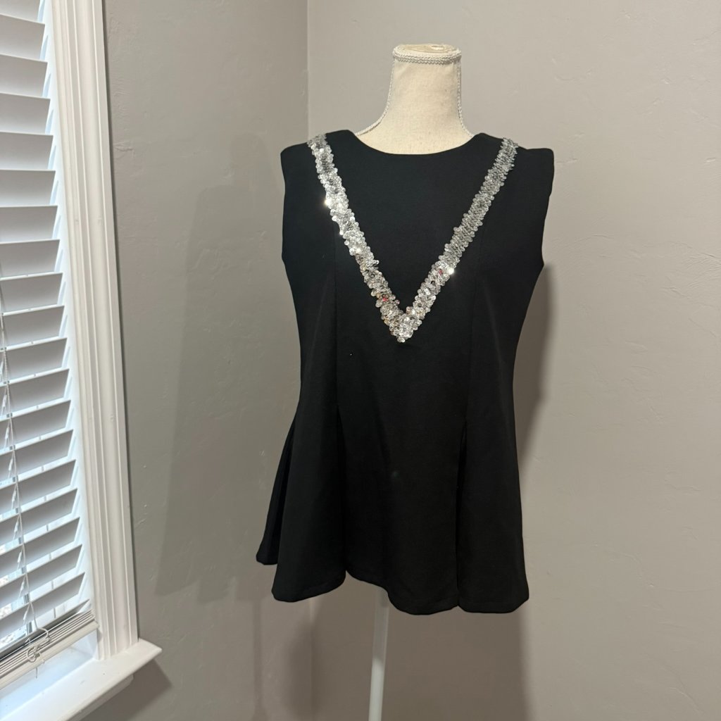 Black And Silver Majorette Costume